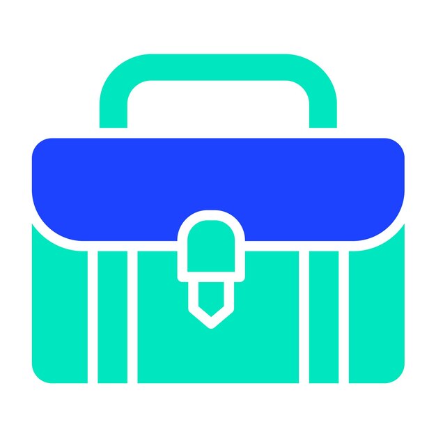 Ilustración del diseño del icono vectorial del maletín