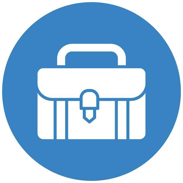 Ilustración del diseño del icono vectorial del maletín