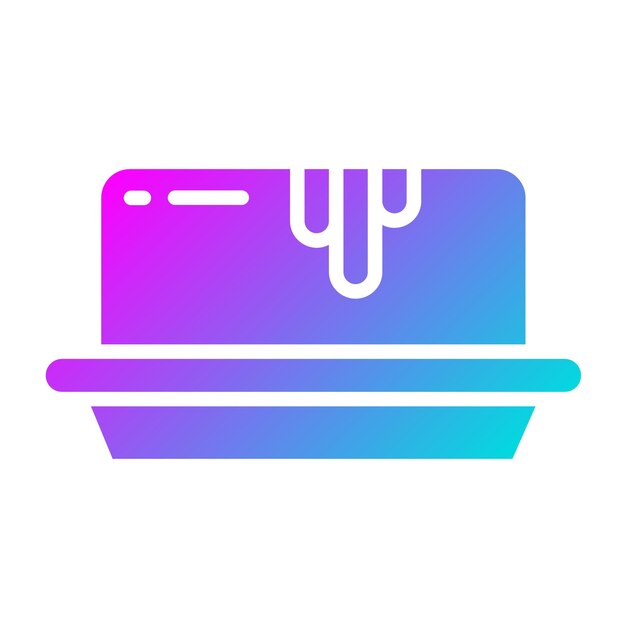 Ilustración del diseño del icono vectorial de la mantequilla