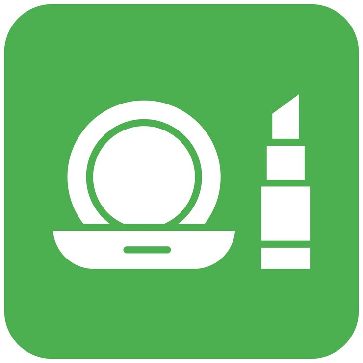 Vector ilustración del diseño del icono vectorial de maquillaje