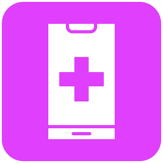 Ilustración del diseño del icono vectorial médico