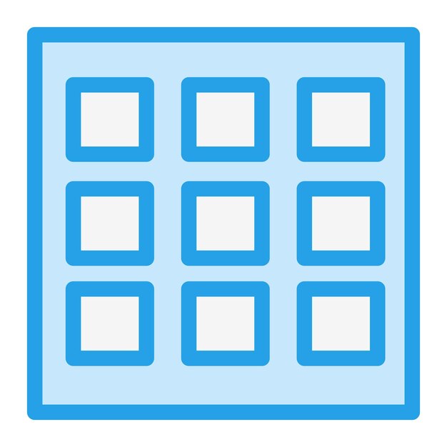 Ilustración del diseño del icono vectorial del menú