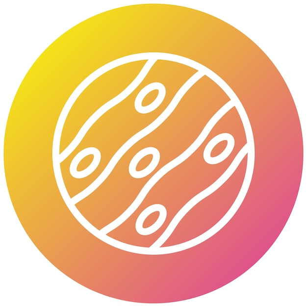 Ilustración del diseño del icono vectorial de Mercurio