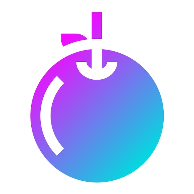 Ilustración del diseño del icono vectorial naranja