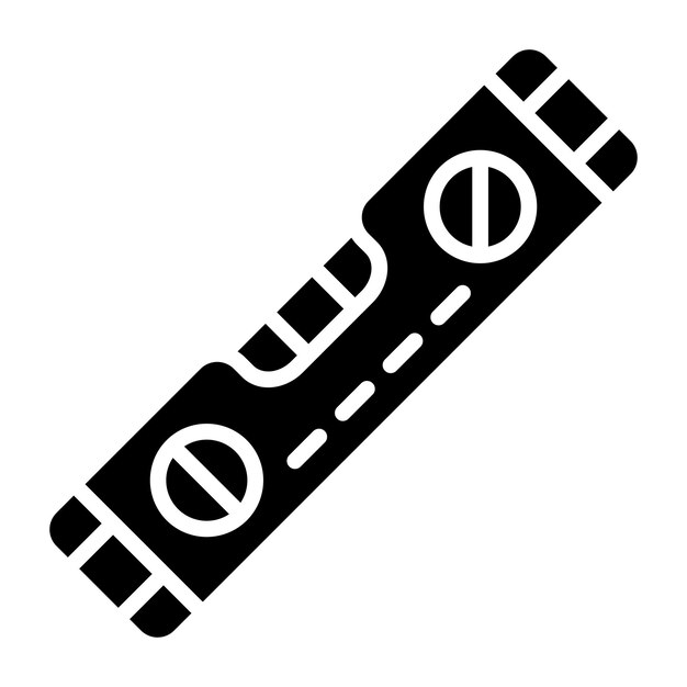 Ilustración del diseño del icono vectorial del nivel de espíritu