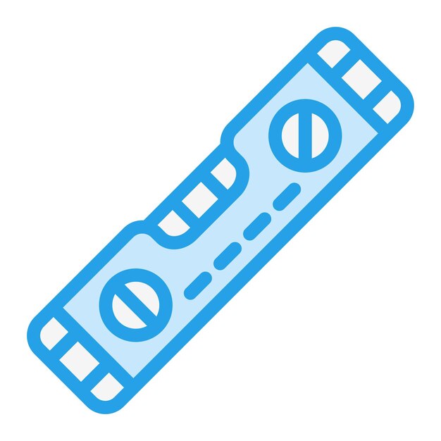 Ilustración del diseño del icono vectorial del nivel de espíritu