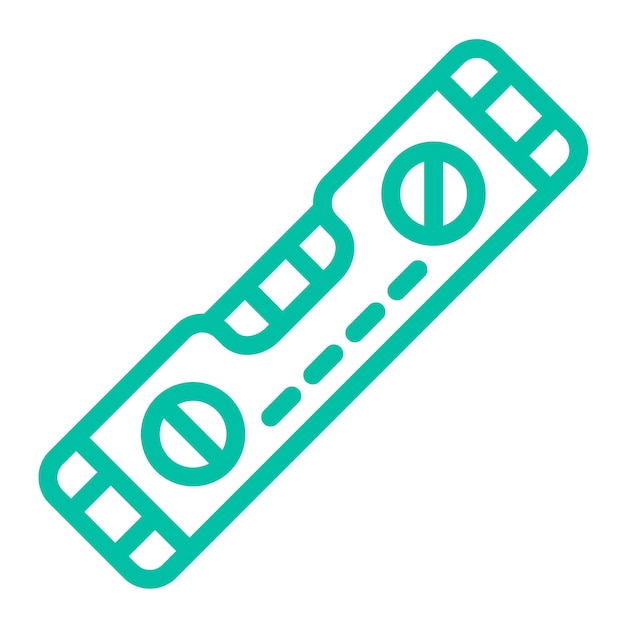Ilustración del diseño del icono vectorial del nivel de espíritu