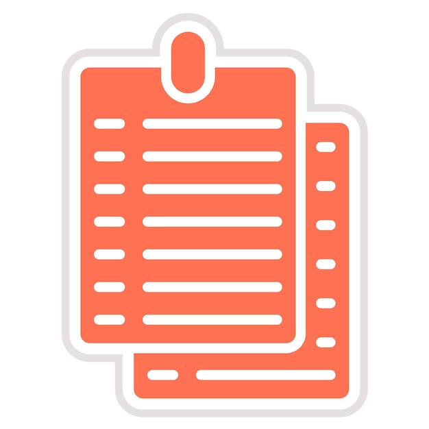 Ilustración del diseño del icono vectorial de la nota adhesiva