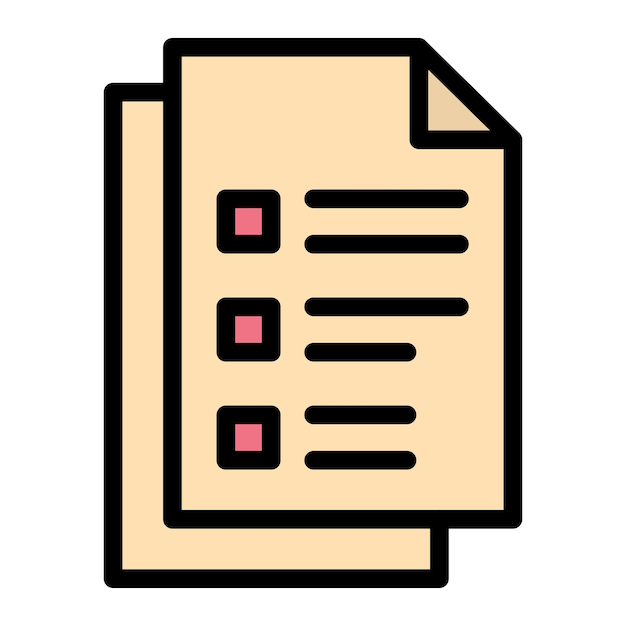 Ilustración del diseño del icono vectorial de la nota