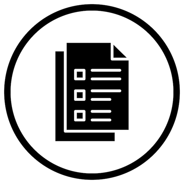 Ilustración del diseño del icono vectorial de la nota