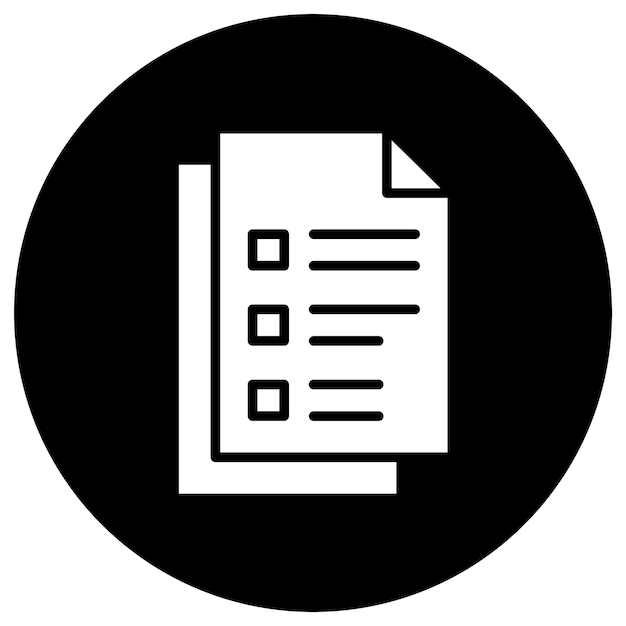 Ilustración del diseño del icono vectorial de la nota