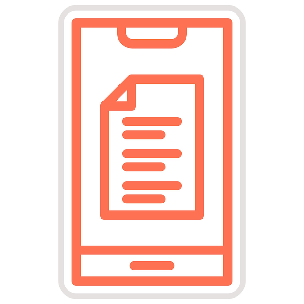 Ilustración del diseño del icono vectorial de la nota