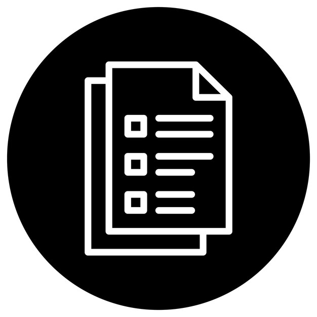 Ilustración del diseño del icono vectorial de la nota