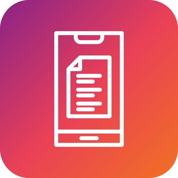 Ilustración del diseño del icono vectorial de la nota