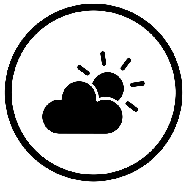 Vector ilustración del diseño del icono vectorial de la nube