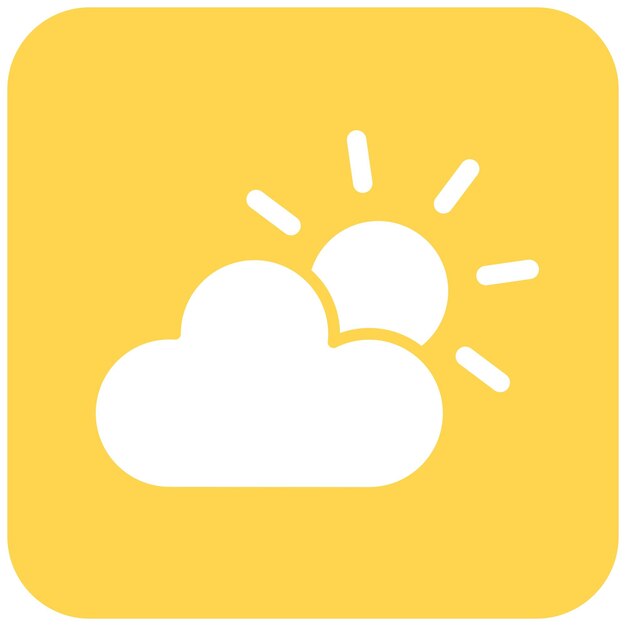 Ilustración del diseño del icono vectorial de la nube