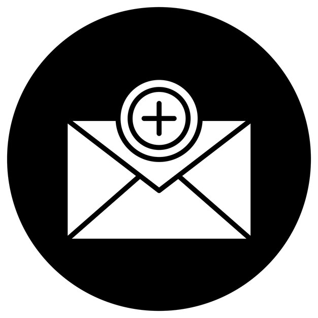 Ilustración del diseño del icono vectorial del nuevo mensaje