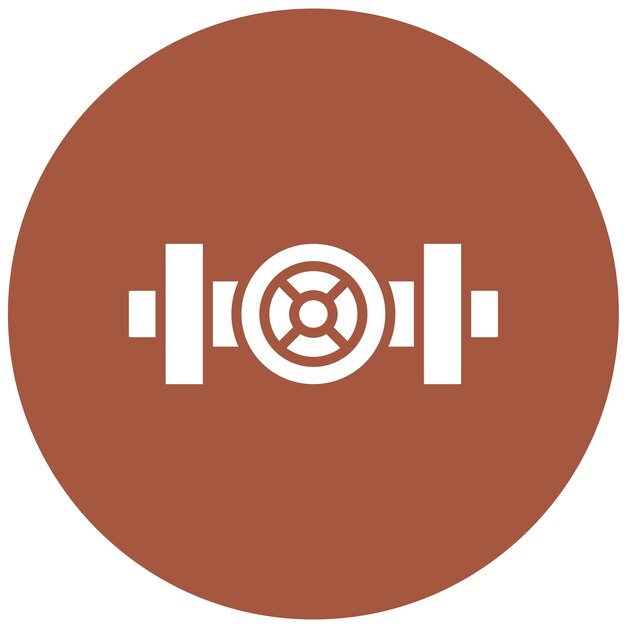 Ilustración del diseño del icono vectorial del obturador