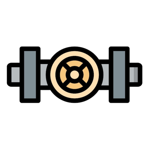 Ilustración del diseño del icono vectorial del obturador