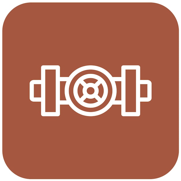 Ilustración del diseño del icono vectorial del obturador