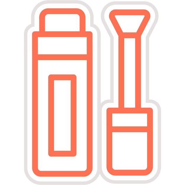 Ilustración del diseño del icono vectorial del ocultador