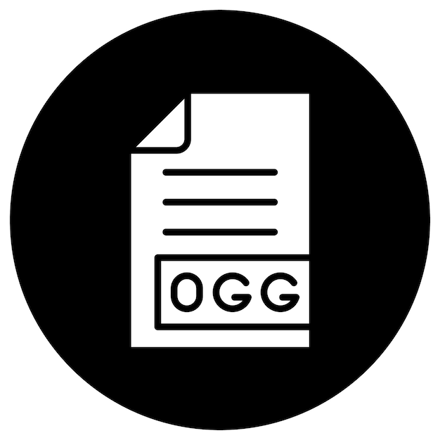 Ilustración del diseño del icono vectorial de OG