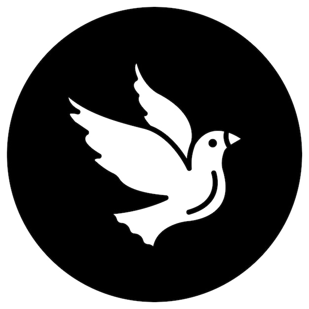 Ilustración del diseño del icono vectorial de pájaros