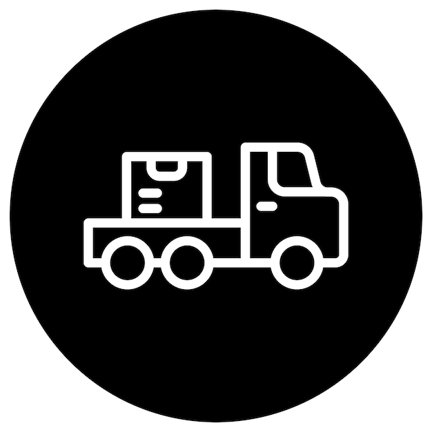Ilustración del diseño del icono vectorial de la parcela