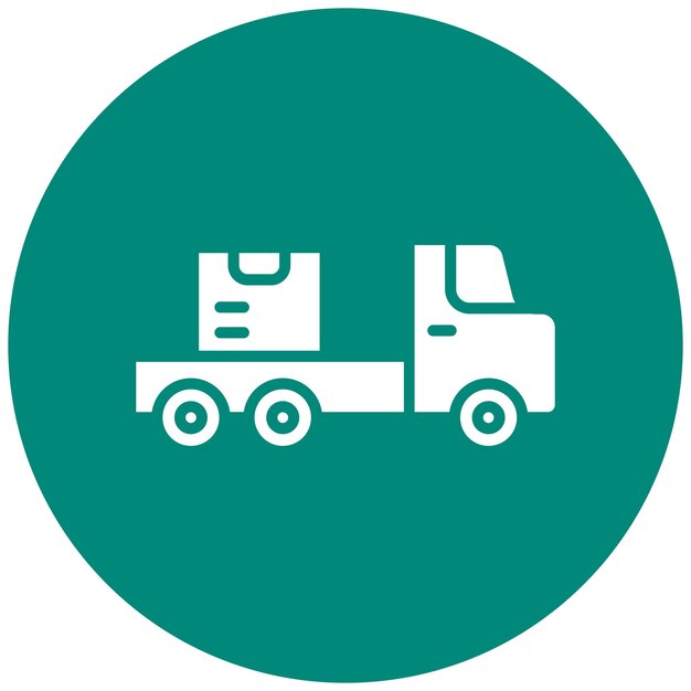 Ilustración del diseño del icono vectorial de la parcela