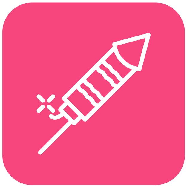Ilustración del diseño del icono vectorial de Petards