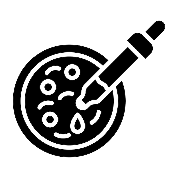 Ilustración del diseño del icono vectorial de Petri