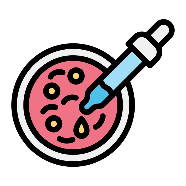 Ilustración del diseño del icono vectorial de Petri