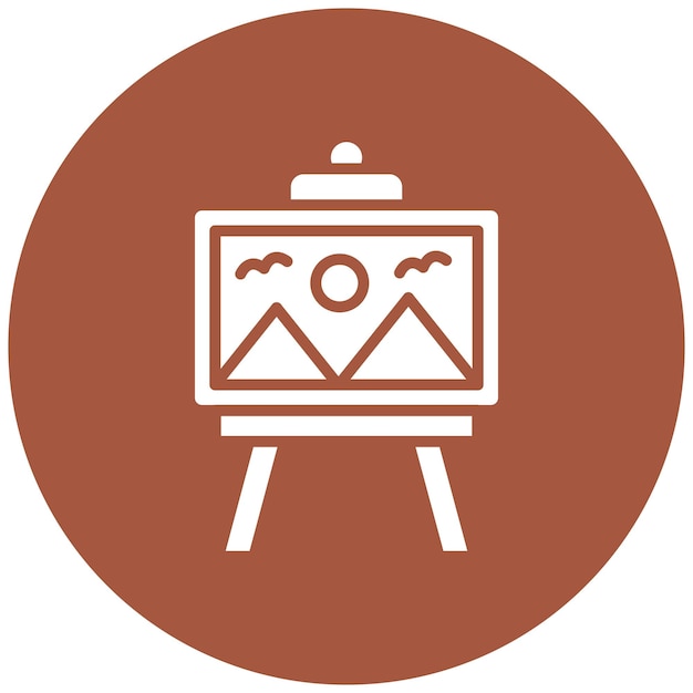 Ilustración del diseño del icono vectorial de pintura