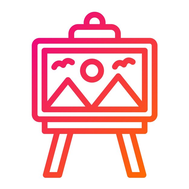 Ilustración del diseño del icono vectorial de pintura