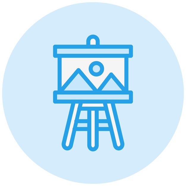 Ilustración del diseño del icono vectorial de pintura