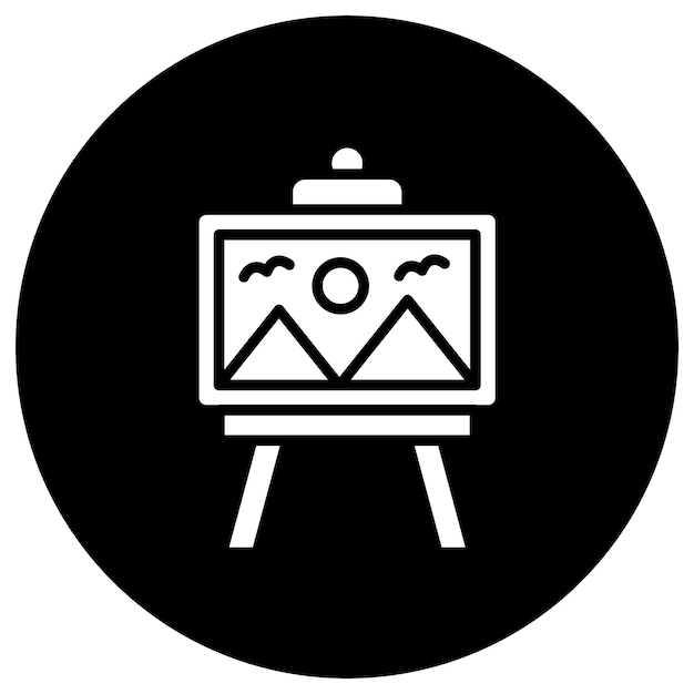 Ilustración del diseño del icono vectorial de pintura