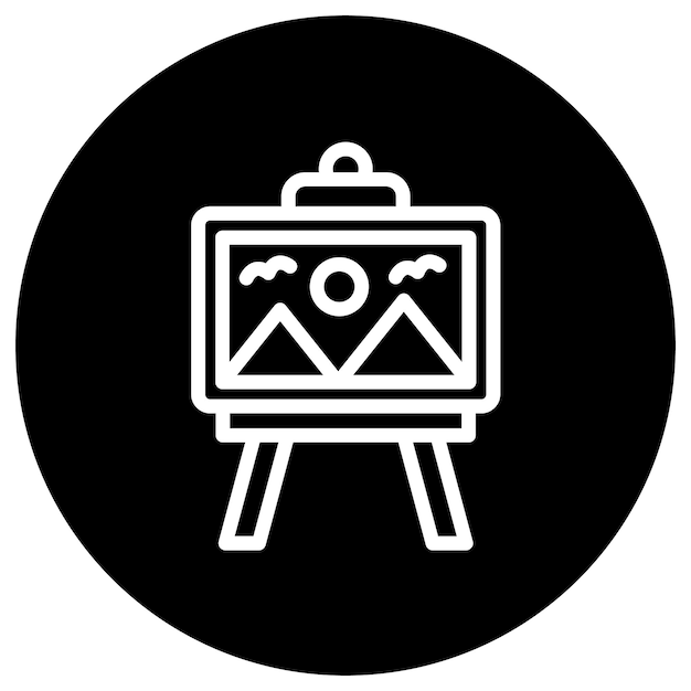 Ilustración del diseño del icono vectorial de pintura