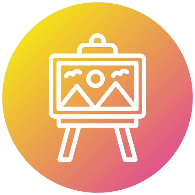 Ilustración del diseño del icono vectorial de pintura