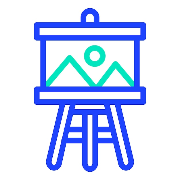 Ilustración del diseño del icono vectorial de pintura