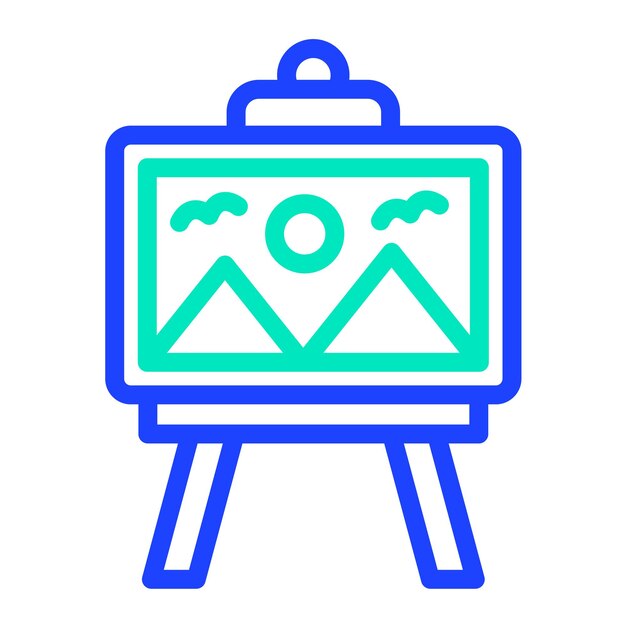 Ilustración del diseño del icono vectorial de pintura