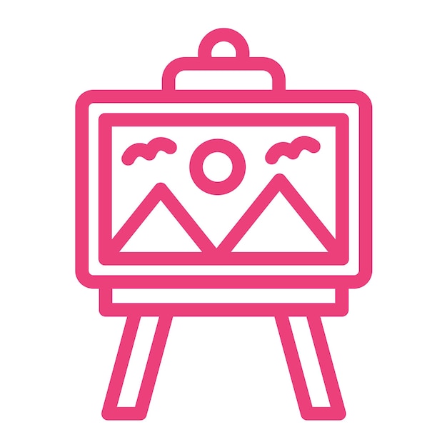 Ilustración del diseño del icono vectorial de pintura