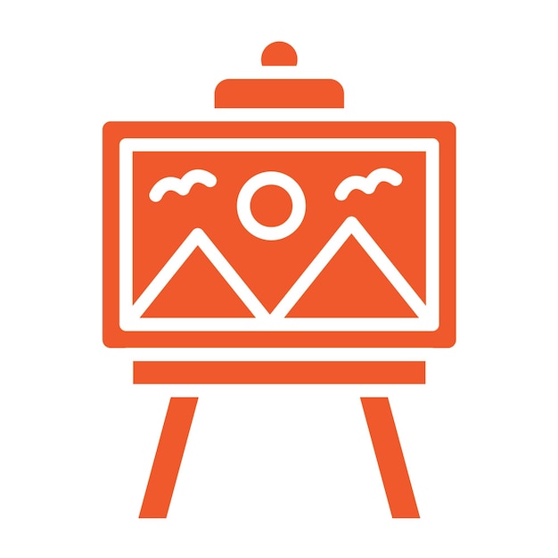 Ilustración del diseño del icono vectorial de pintura