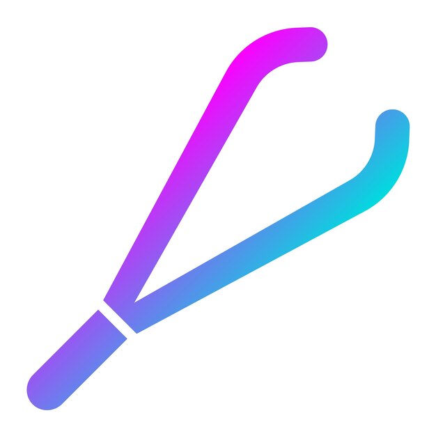 Ilustración del diseño del icono vectorial de las pinzas