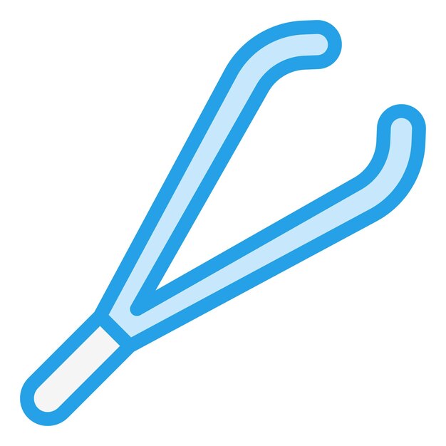Ilustración del diseño del icono vectorial de las pinzas