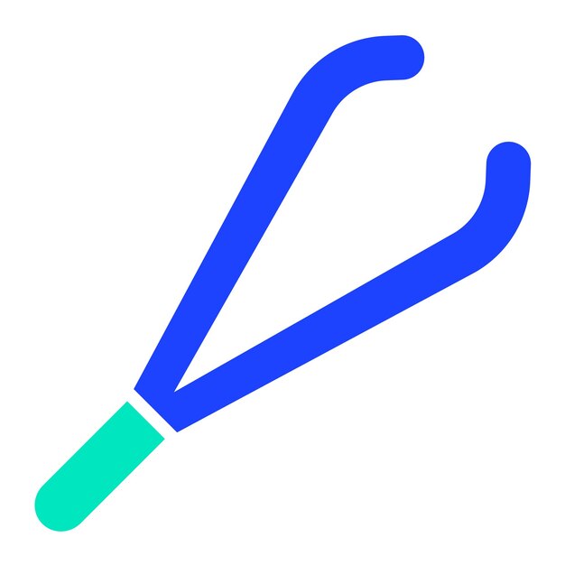 Ilustración del diseño del icono vectorial de las pinzas