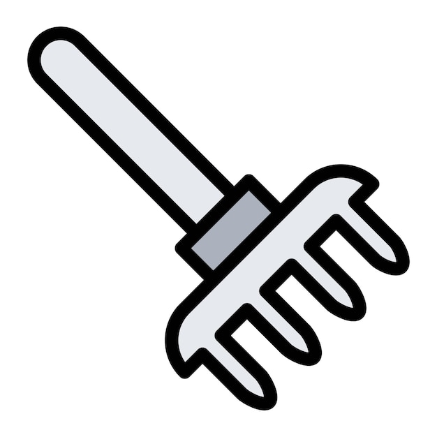 Ilustración del diseño del icono vectorial de Pitchfork