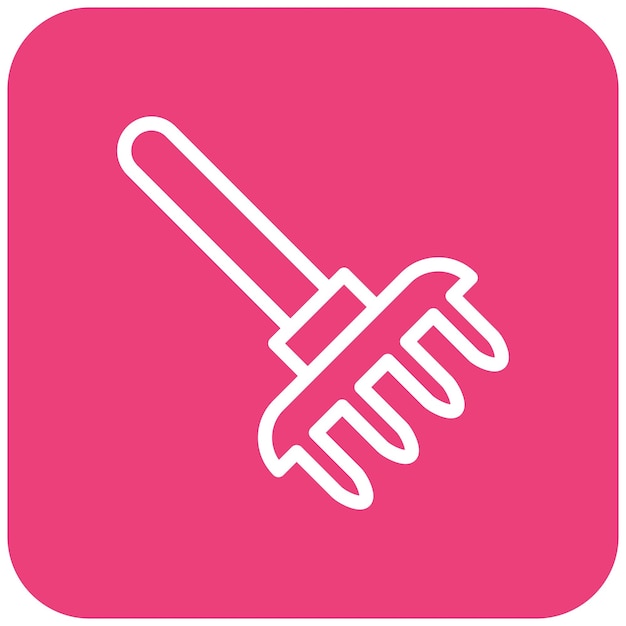 Ilustración del diseño del icono vectorial de Pitchfork