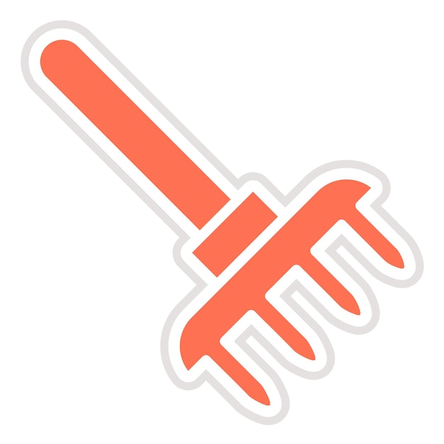 Ilustración del diseño del icono vectorial de Pitchfork