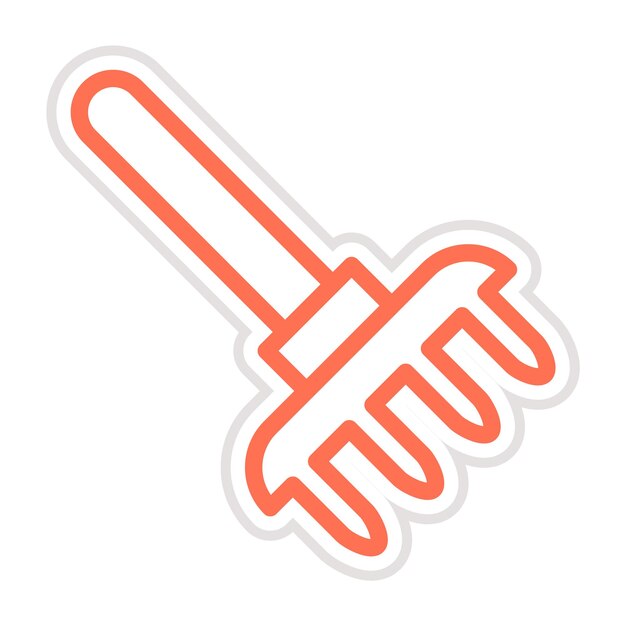 Ilustración del diseño del icono vectorial de Pitchfork