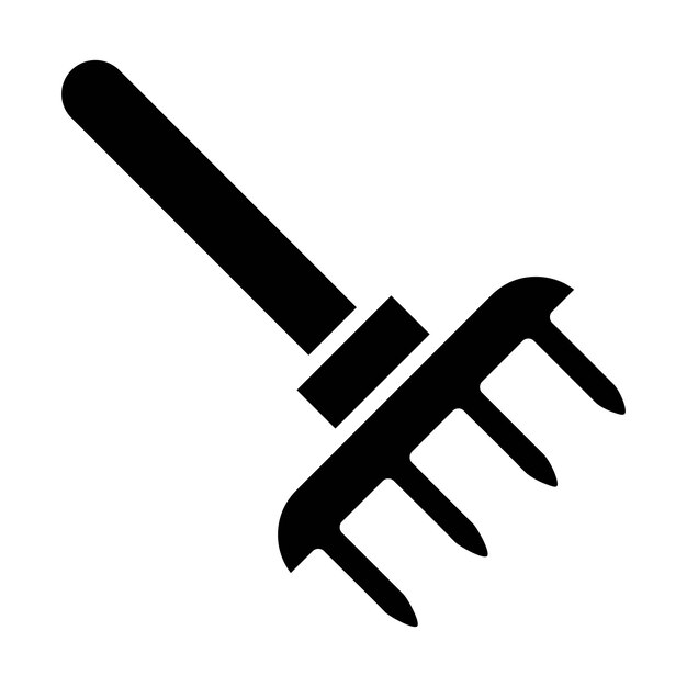 Ilustración del diseño del icono vectorial de Pitchfork
